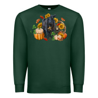 Sports Green Fall black angus Premium Sweatshirt - RanaPortraitStore