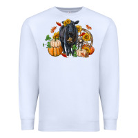 White Fall black angus Premium Sweatshirt - RanaPortraitStore