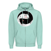 Seafoam ferret harmony Zipper Hoodie - artisFamous