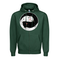 Sports Green ferret harmony Zipper Hoodie - artisFamous