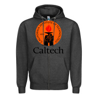 Charcoal Heather caltech california institute Zipper Hoodie - artisFamous