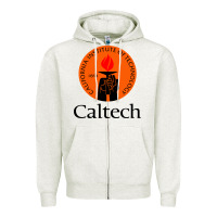 Oatmeal Heather caltech california institute Zipper Hoodie - artisFamous