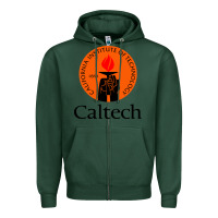 Sports Green caltech california institute Zipper Hoodie - artisFamous