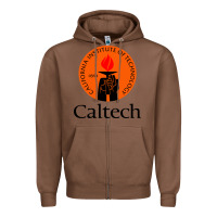 Chestnut caltech california institute Zipper Hoodie - artisFamous