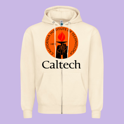 Caltech California Institute Zipper Hoodie Designed By Artisfamous