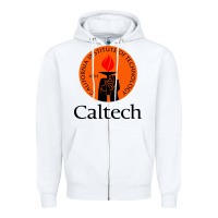 White caltech california institute Zipper Hoodie - artisFamous