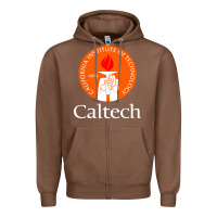 Chestnut caltech california institute Zipper Hoodie - artisFamous