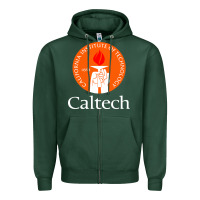 Sports Green caltech california institute Zipper Hoodie - artisFamous