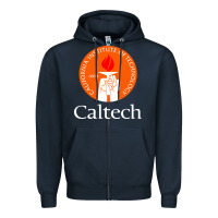 Navy caltech california institute Zipper Hoodie - artisFamous