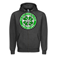 Charcoal Heather celtic fc Zipper Hoodie - artisFamous
