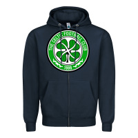 Navy celtic fc Zipper Hoodie - artisFamous