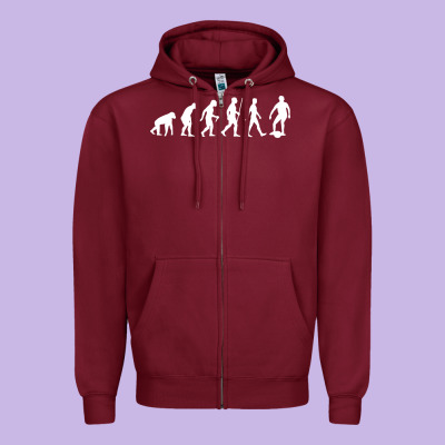 Onewheel Evolution Zipper Hoodie Designed By Artisfamous