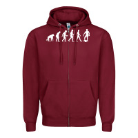 Burgundy onewheel evolution Zipper Hoodie - artisFamous
