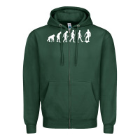 Sports Green onewheel evolution Zipper Hoodie - artisFamous