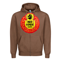 Chestnut red horse Zipper Hoodie - artisFamous