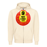 Sandshell red horse Zipper Hoodie - artisFamous