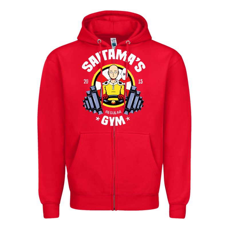 Anime Gym Zipper Hoodie by artisFamous | Teevron