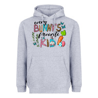Heather Grey Every Bunnys Favorite Kid Heavyweight Hoodie - RanaPortraitStore