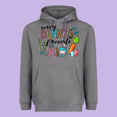 Every Bunnys Favorite Kid Heavyweight Hoodie Designed By Ranaportraitstore