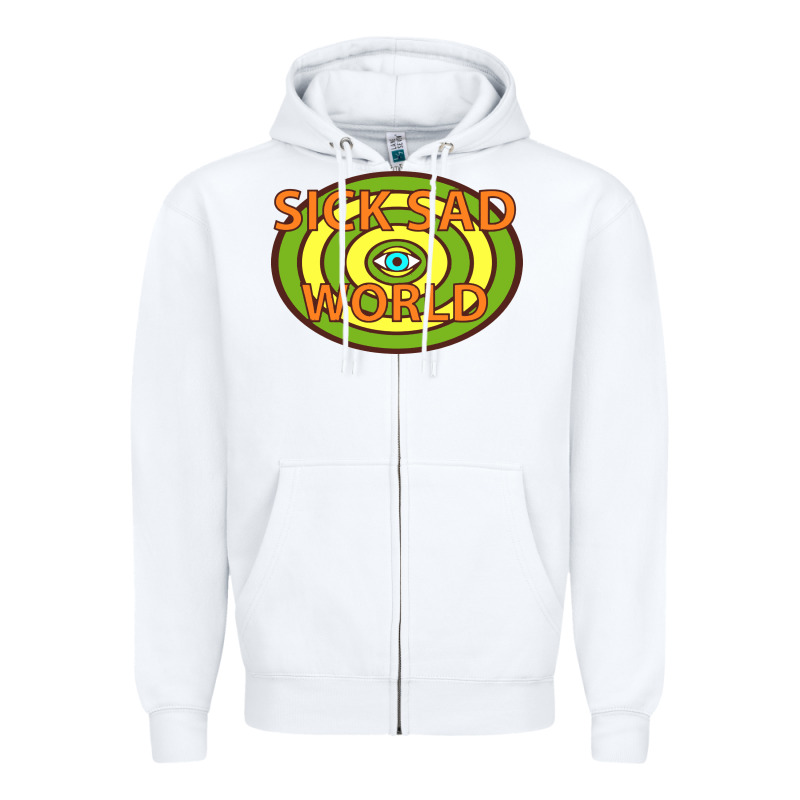 Sick Sad World Zipper Hoodie by artisFamous | Teevron