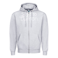 Heather Grey sired to damon Zipper Hoodie - artisFamous