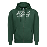 Sports Green sired to damon Zipper Hoodie - artisFamous