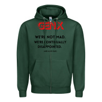 Sports Green genx were not mad Zipper Hoodie - artisFamous