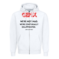 White genx were not mad Zipper Hoodie - artisFamous