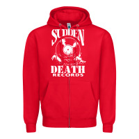 Red sudden death records Zipper Hoodie - artisFamous