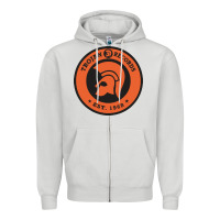 Dove Grey trojann records est 1968 Zipper Hoodie - artisFamous