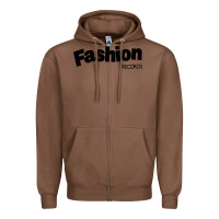 Chestnut fashion records Zipper Hoodie - artisFamous