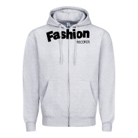 Heather Grey fashion records Zipper Hoodie - artisFamous