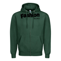 Sports Green fashion records Zipper Hoodie - artisFamous