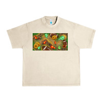 Sandshell western sunflower and american football license  plate Urban Heavy Tee - BundleAndBundleShop