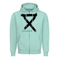 Seafoam circa survive Zipper Hoodie - artisFamous