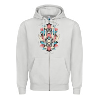 Dove Grey circa survive Zipper Hoodie - artisFamous