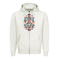 Oatmeal Heather circa survive Zipper Hoodie - artisFamous