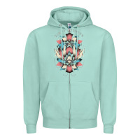 Seafoam circa survive Zipper Hoodie - artisFamous