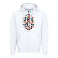 White circa survive Zipper Hoodie - artisFamous