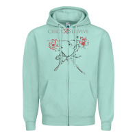 Seafoam circa survive Zipper Hoodie - artisFamous
