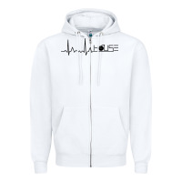 White house music heartbeat Zipper Hoodie - artisFamous