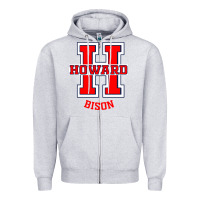Heather Grey howard 1867 university Zipper Hoodie - artisFamous