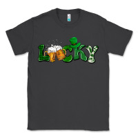 Smoke Lucky with beer St. Patricks day Classic Tee - HowdyJamesFarm