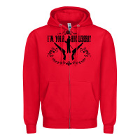 Red i'm your huckleberry Zipper Hoodie - artisFamous