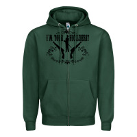 Sports Green i'm your huckleberry Zipper Hoodie - artisFamous