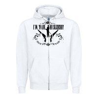 White i'm your huckleberry Zipper Hoodie - artisFamous
