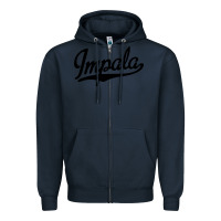 Navy impala Zipper Hoodie - artisFamous
