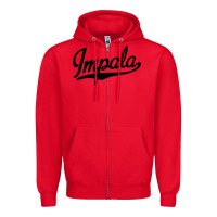 Red impala Zipper Hoodie - artisFamous