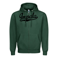 Sports Green impala Zipper Hoodie - artisFamous