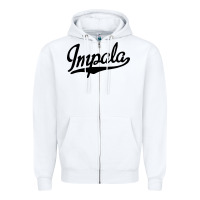 White impala Zipper Hoodie - artisFamous
